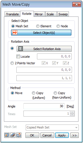 Move Rotate Rotate