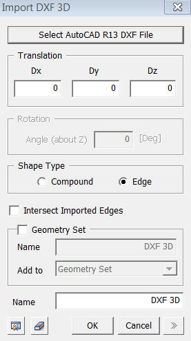 DXF 3D (Wireframe)
