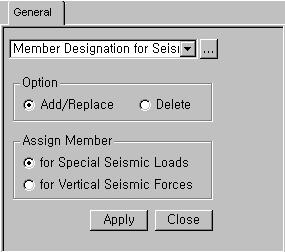 Member Designations Design Member Designation for Seismic Design
