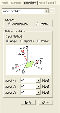 Node Local Axis