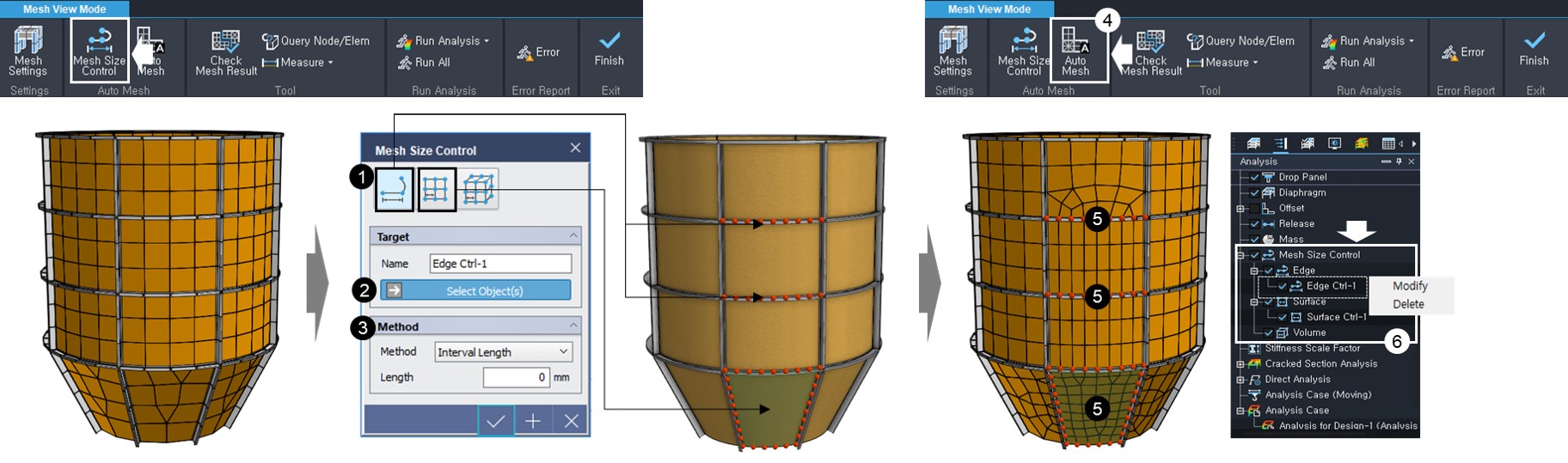 Mesh Size Control