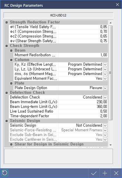Design Settings