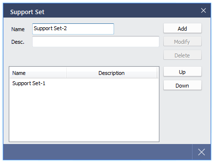 Support Set