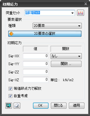 初期応力