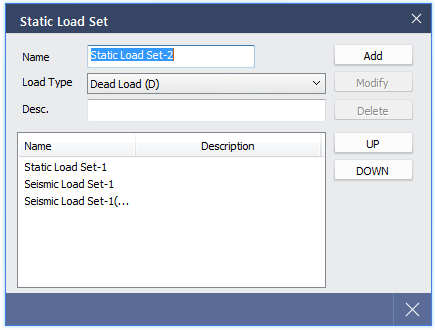 Luids Static Set Static Load Set