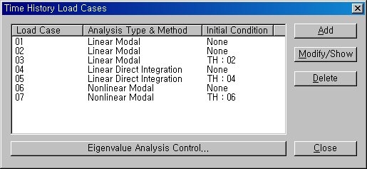Time History Load Cases