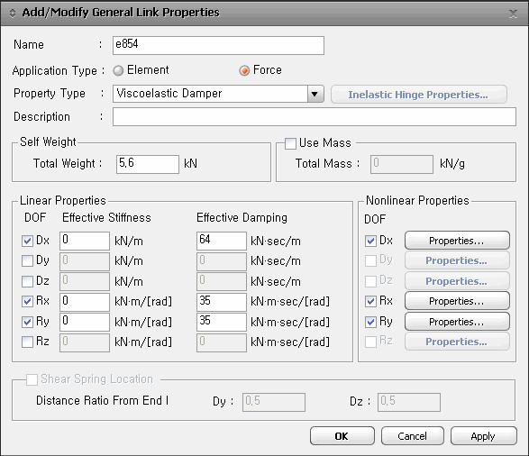 General Link Properties