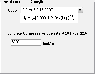 Time Dependent Material (Comp. Strength)