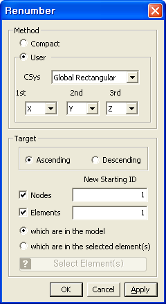 Renumber
