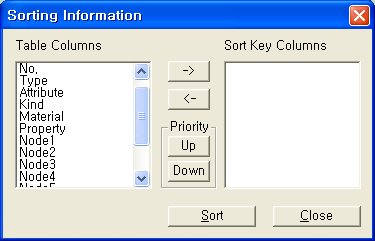 Table Control