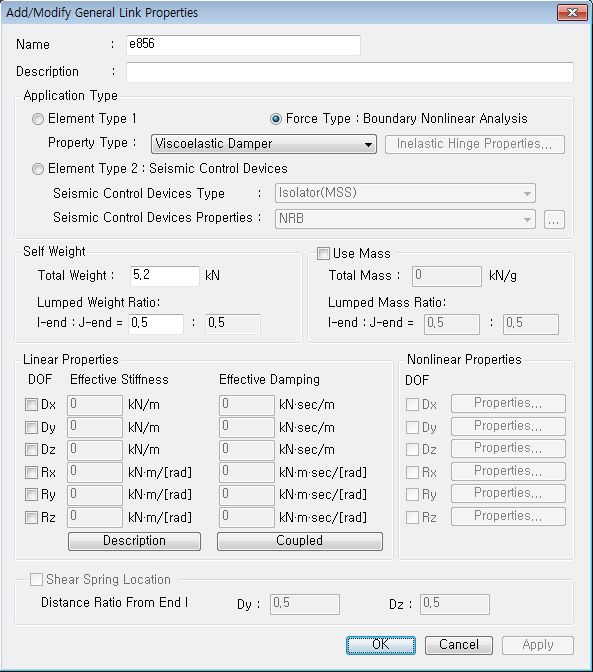 General Link Properties