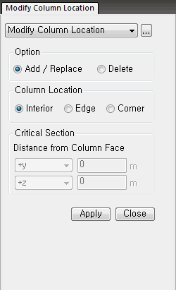 Modify Column Location