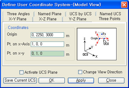 User Coordinate System