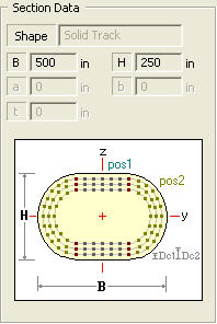 Column Section Data for Checking