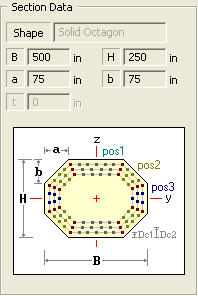 Column Section Data for Checking